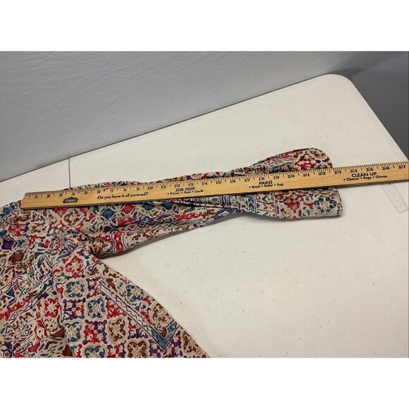 Lauren Ralph Lauren lightweight Western aztec Button Down roll‎ tab size 1X - Picture 10 of 16